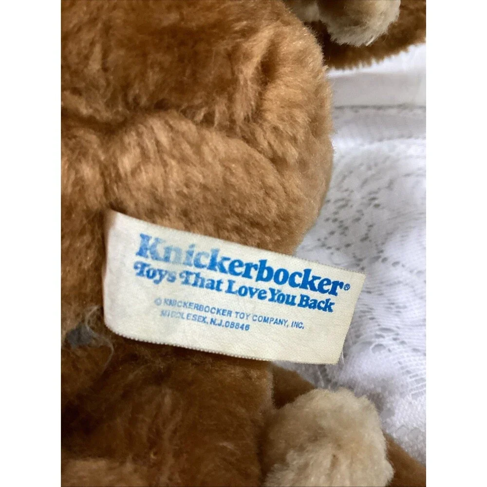 Vintage Knickerbocker Monkey Gorilla Ape Plush Stuffed Animal Toy Made In Korea